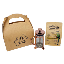 Kit Feliz Dia -  Cafe Prensa Bronce