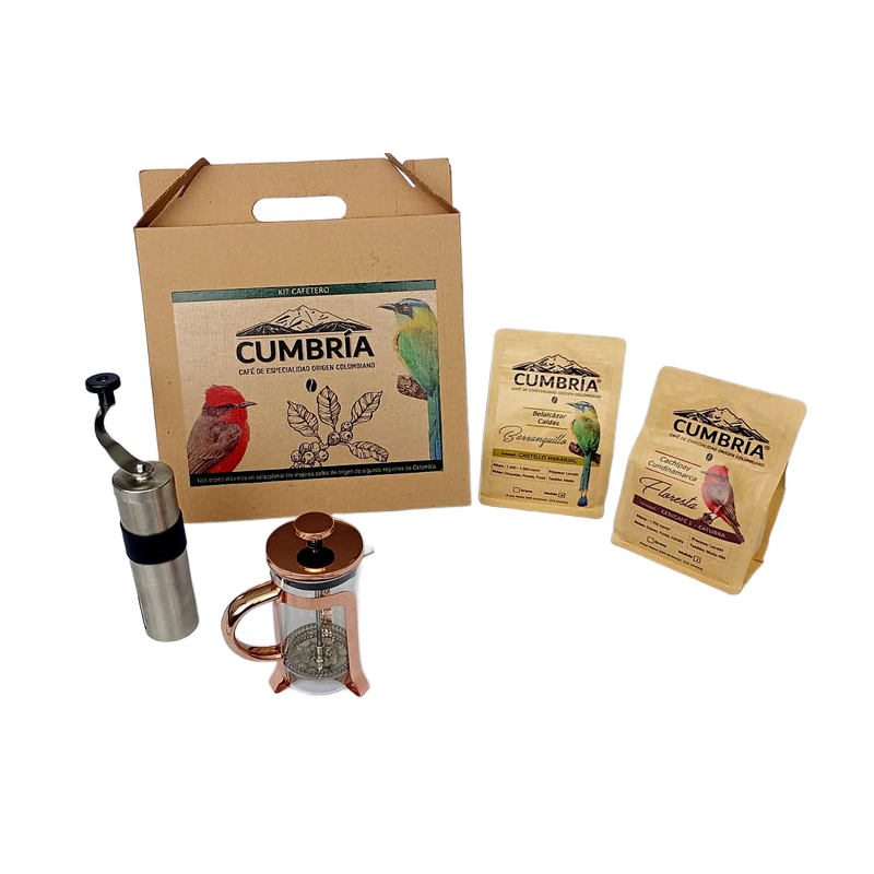 copia de copia de Kit 2 cafes prensa y molino