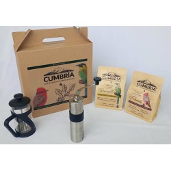Kit 2 cafes prensa y molino
